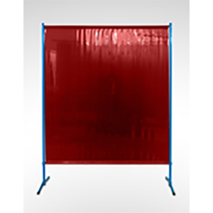 Lasscherm ECO, 1455 x 1870 mm (breedte x hoogte), 0.4 mm sheet, rood